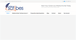 Desktop Screenshot of healthcarescribes.com